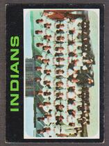 1971 Topps Base Set #584 Indians Team