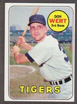 1969 Topps Base Set #443 Don Wert