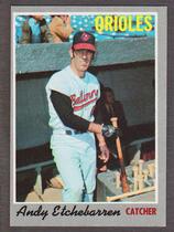 1970 Topps Base Set #213 Andy Etchebarren