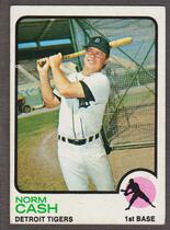 1973 Topps Base Set #485 Norm Cash