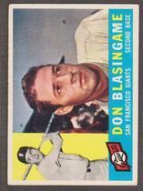 1960 Topps Base Set #397 Don Blasingame