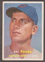 1957 Topps Base Set #42 Dee Fondy