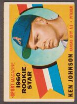 1960 Topps Base Set #135 Ken Johnson