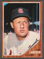 1962 Topps Base Set #323 Don Landrum