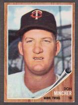 1962 Topps Base Set #386 Don Mincher