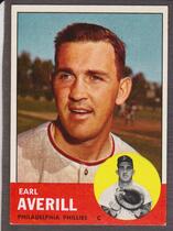 1963 Topps Base Set #139 Earl Averill