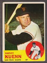 1963 Topps Base Set #30 Harvey Kuenn