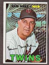 1967 Topps Base Set #418 Sam Mele