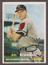 1957 Topps Base Set #133 Del Crandall