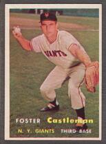 1957 Topps Base Set #237 Foster Castleman