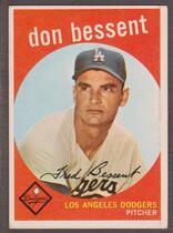 1959 Topps Base Set #71 Don Bessent