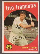 1959 Topps Base Set #268 Tito Francona