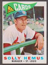 1960 Topps Base Set #218 Solly Hemus