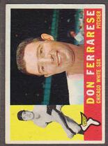 1960 Topps Base Set #477 Don Ferrarese