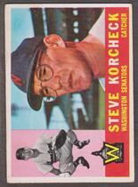 1960 Topps Base Set #56 Steve Korcheck