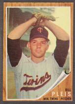 1962 Topps Green Tint #124 Bill Pleis