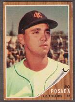 1962 Topps Green Tint #168 Leo Posada