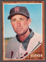 1962 Topps Base Set #152 Mickey Vernon