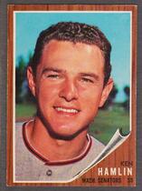 1962 Topps Base Set #296 Ken Hamlin