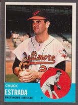 1963 Topps Base Set #465 Chuck Estrada