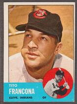 1963 Topps Base Set #248 Tito Francona
