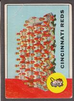 1963 Topps Base Set #63 Reds Team