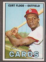 1967 Topps Base Set #245 Curt Flood