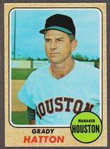 1968 Topps Base Set #392 Grady Hatton