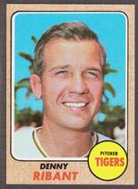 1968 Topps Base Set #326 Dennis Ribant