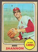 1968 Topps Base Set #445 Mike Shannon