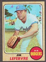 1968 Topps Base Set #457 Jim Lefebvre