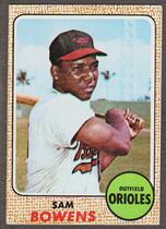 1968 Topps Base Set #82 Sam Bowens