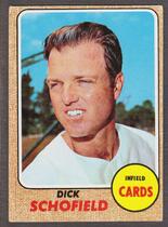 1968 Topps Base Set #588 Dick Schofield