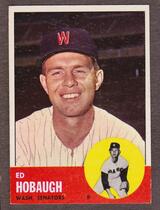 1963 Topps Base Set #423 Ed Hobaugh