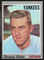 1970 Topps Base Set #437 Danny Cater