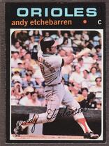 1971 Topps Base Set #501 Andy Etchebarren