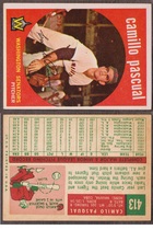 1959 Topps Base Set #413 Camillo Pascual