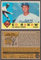 1960 Topps Base Set #551 Ed Rakow