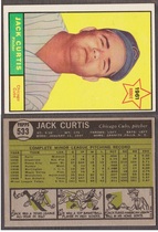 1961 Topps Base Set #533 Jack Curtis