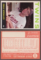1964 Topps Base Set #15 Zolio Versalles