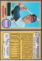 1968 Topps Base Set #476 Woody Woodward
