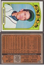 1972 Topps Base Set #743 Cesar Gutierrez