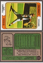 1974 Topps Base Set #111 Clay Carroll