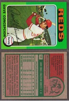 1975 Topps Base Set #17 Dave Concepcion