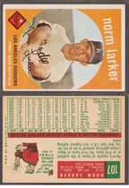 1959 Topps Base Set #107 Norm Larker
