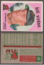1959 Topps Base Set #190 Bill Virdon
