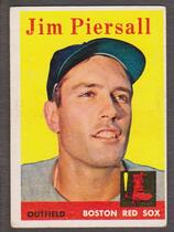 1958 Topps Base Set #280 Jim Piersall