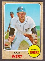 1968 Topps Base Set #178 Don Wert