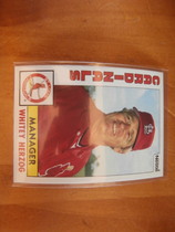 1984 Topps Nestle #561 Whitey Herzog