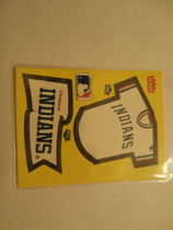 1985 Fleer Team Stickers #NNO Indians (Jersey)